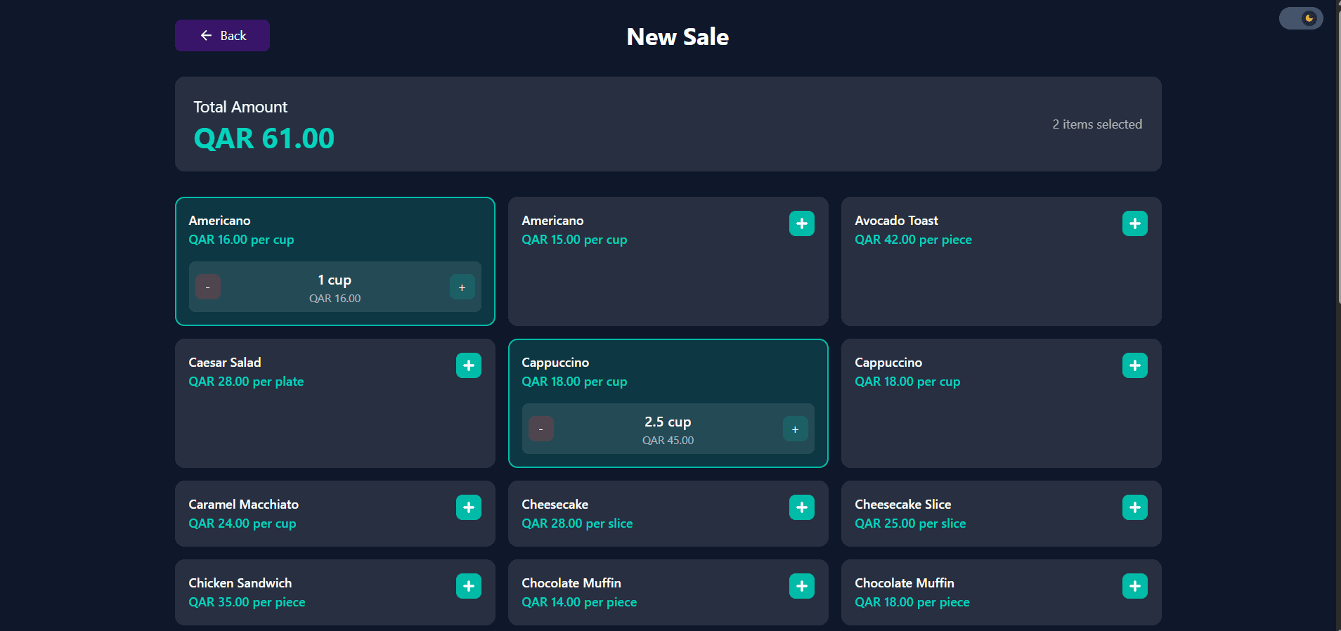 Point of sale